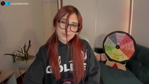 Snapshot of jungleofpandas chatting on February 7, 3:45 am Call me Sussy  online show from February 7, 3:45 am