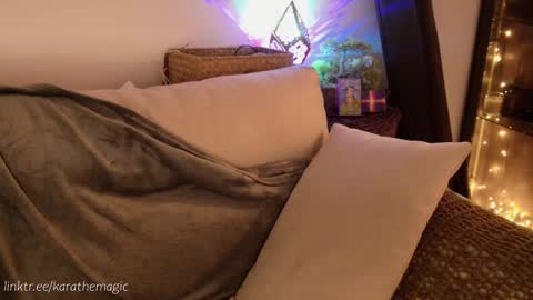 Snapshot of karathemagic chatting on February 8, 4:03 am I am here around 5am GMT karathemagic online show from February 8, 4:03 am