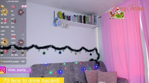 Snapshot of karla__1 chatting on December 25, 9:22 pm Ill be on at sunday see u Lynn Could u help me to reach 100 Thmbs upp plssss Independent girl 3 online show from December 25, 9:22 pm