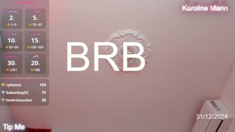 Snapshot of karoline_marin chatting on December 31, 4:57 pm Karoline online show from December 31, 4:57 pm