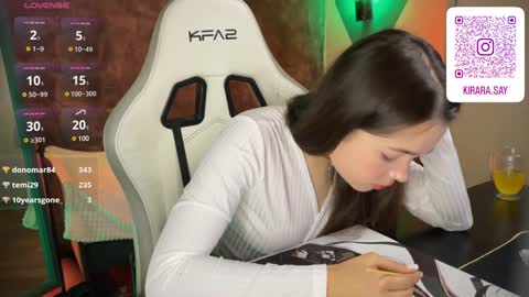 Snapshot of kirarasay chatting on January 17, 10:11 am Kira online show from January 17, 10:11 am