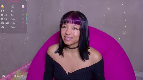 Snapshot of komatsu_ chatting on November 20, 4:56 am Komatsu Lilith online show from November 20, 4:56 am