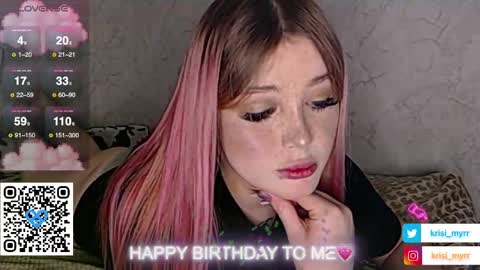 Snapshot of krisi_myrr chatting on December 7, 9:22 pm Kristina3 online show from December 7, 9:22 pm