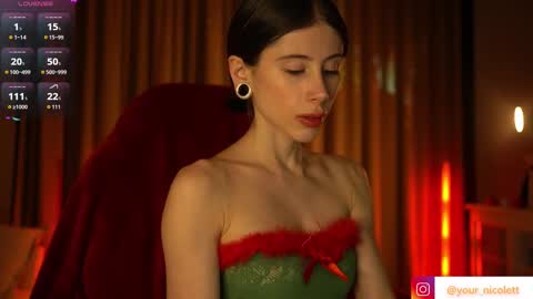 Snapshot of lady_nicolett chatting on December 21, 12:51 am lady_nicolett online show from December 21, 12:51 am