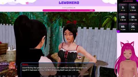 Snapshot of lewdnekonya chatting on November 6, 2:12 am Nemu Konishi online show from November 6, 2:12 am