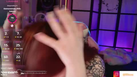 Lilith online show from November 19, 6:19 pm