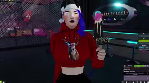 Snapshot of little_doll25 chatting on December 17, 1:07 am Succubus Blue online show from December 17, 1:07 am