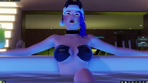 Snapshot of little_doll25 chatting on December 17, 11:28 am Succubus Blue online show from December 17, 11:28 am