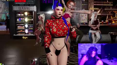 Snapshot of little_doll25 chatting on December 22, 4:28 am Succubus Blue online show from December 22, 4:28 am