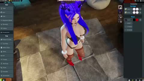 Snapshot of little_doll25 chatting on December 24, 4:11 am Succubus Blue online show from December 24, 4:11 am