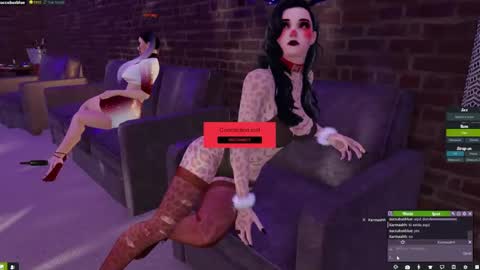 Snapshot of little_doll25 chatting on December 24, 7:17 am Succubus Blue online show from December 24, 7:17 am