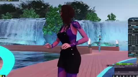 Snapshot of little_doll25 chatting on January 18, 6:10 pm Succubus Blue online show from January 18, 6:10 pm