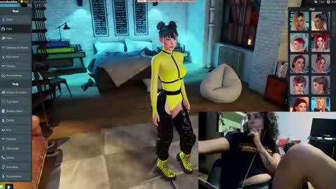 Snapshot of little_doll25 chatting on January 20, 12:46 am Succubus Blue online show from January 20, 12:46 am