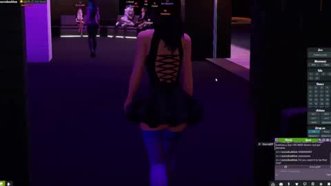 Snapshot of little_doll25 chatting on February 4, 11:16 am Succubus Blue online show from February 4, 11:16 am