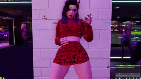 Snapshot of little_doll25 chatting on February 5, 4:25 pm Succubus Blue online show from February 5, 4:25 pm