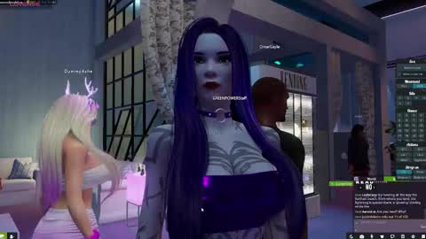 Snapshot of little_doll25 chatting on October 16, 2:40 pm Succubus Blue online show from October 16, 2:40 pm