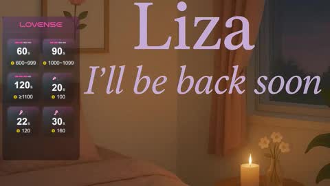 Snapshot of lizalure chatting on October 5, 6:50 pm LizaLure online show from October 5, 6:50 pm