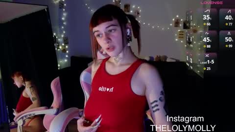 Snapshot of lolymolli chatting on February 25, 3:27 pm Molli online show from February 25, 3:27 pm