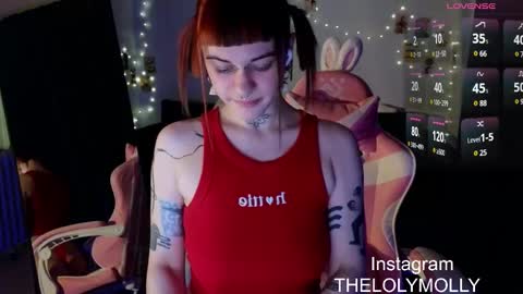 Snapshot of lolymolli chatting on February 25, 6:31 pm Molli online show from February 25, 6:31 pm