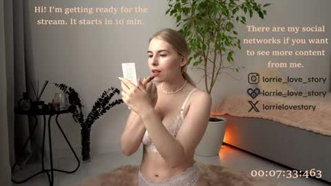 Lorrie online show from January 11, 1:01 pm