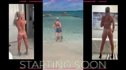 Snapshot of lovemoscarlett chatting on January 9, 1:18 am Scarlett online show from January 9, 1:18 am