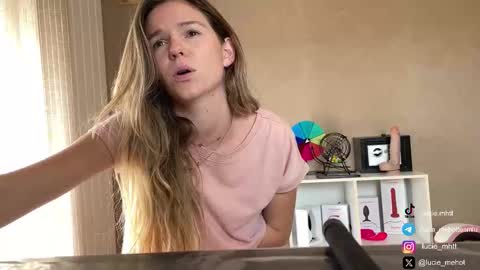 Lucie hot follow me on  online show from September 22, 1:02 pm