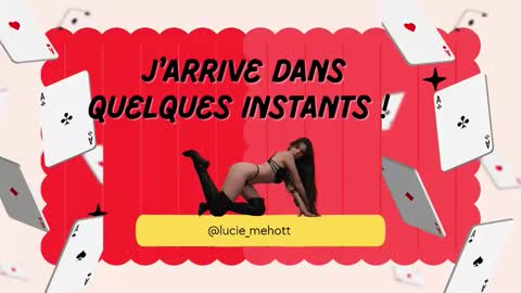 Lucie hot follow me on  online show from November 9, 8:34 am