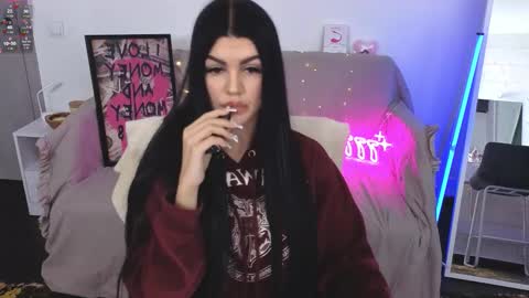 Snapshot of luckyrebel_ chatting on October 8, 8:23 am Monika online show from October 8, 8:23 am