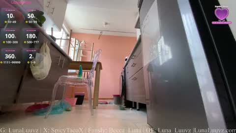 Luna Luuvz online show from June 2, 7:38 pm