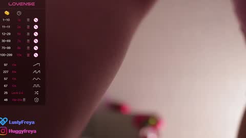 Snapshot of lusty_freya chatting on January 10, 11:43 am Freya online show from January 10, 11:43 am