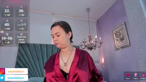 Snapshot of madisson7 chatting on February 16, 11:59 am Madisson online show from February 16, 11:59 am