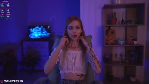 Snapshot of manifreyja chatting on December 8, 3:43 am Amelie online show from December 8, 3:43 am