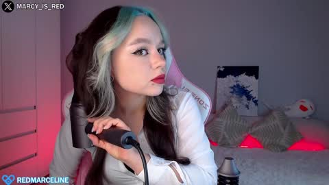 Snapshot of marceline_red chatting on January 28, 7:00 pm Lady Marceline online show from January 28, 7:00 pm