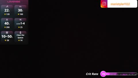 Maria Tyler online show from March 2, 8:59 pm