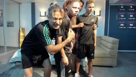 Team Cris Darwin- Fernando- Stiven- David online show from February 23, 2:46 pm