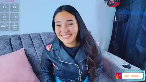 Snapshot of meli__brown chatting on October 10, 6:45 am Independent model online show from October 10, 6:45 am