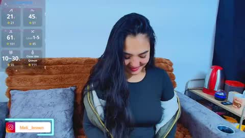 Snapshot of meli__brown chatting on November 23, 8:36 am Independent model online show from November 23, 8:36 am