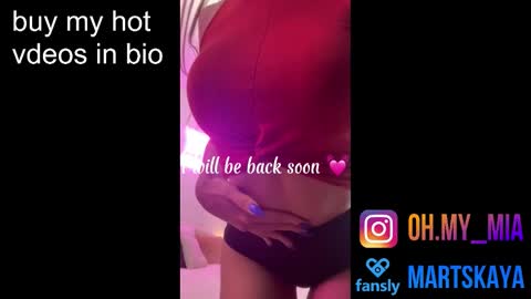 Mia Martskaya online show from November 30, 8:07 am