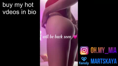 Snapshot of mia4sin chatting on May 1, 7:02 am Mia Martskaya online show from May 1, 7:02 am
