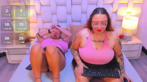 Snapshot of miaandmolly_ chatting on November 11, 5:18 am mia red hair molly short hair online show from November 11, 5:18 am