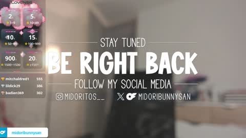 midori__san online show from January 18, 5:15 pm