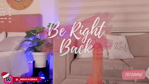 Snapshot of missvaleriaa chatting on December 30, 5:15 am Valeria Davila online show from December 30, 5:15 am