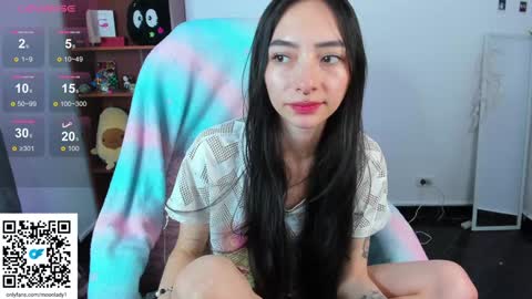 Snapshot of moonlady_ chatting on January 21, 3:26 am MOON online show from January 21, 3:26 am