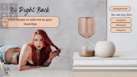 Sofia  IG Natykors08 online show from December 19, 6:15 pm