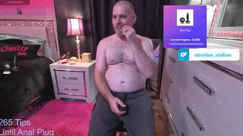 Snapshot of obsidian_stallion chatting on October 3, 12:51 am Obsidian stallion online show from October 3, 12:51 am