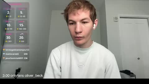 Oliver Beck online show from May 15, 7:10 pm