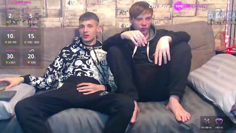 Max tall dark-haired guy with tattoos and Phil blond-haired online show from March 27, 1:22 am