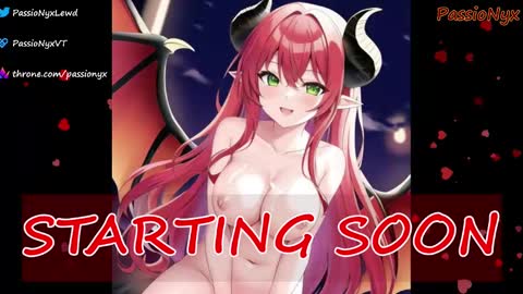 Snapshot of passionyx chatting on January 25, 4:13 am Succubus Nyx online show from January 25, 4:13 am