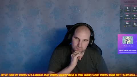 Snapshot of popadosik_mod chatting on February 6, 12:37 pm Popadosik mod online show from February 6, 12:37 pm