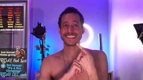 Snapshot of prosbate chatting on November 19, 2:11 am Andy Conda ITS A BRO CHRISTMAS PARTY FRIDAY DECEMBER 13TH 9pm est - LATE Mark Your Calendar online show from November 19, 2:11 am